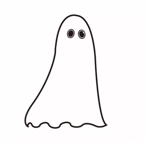 How to draw a ghost