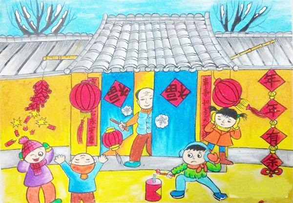 2017 Chinese New Year children’s paintings