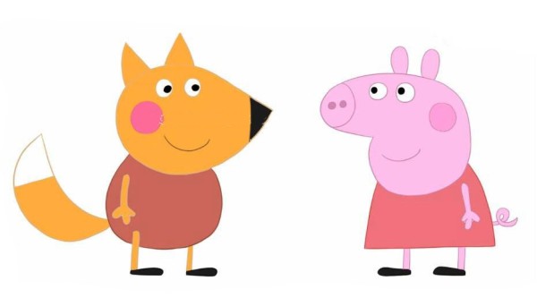 peppa pig and freddy