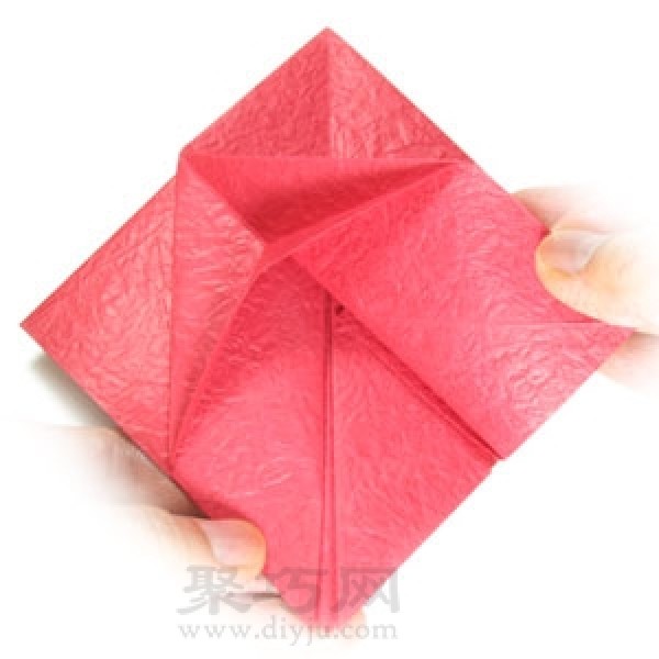 How to fold an origami heart with wings