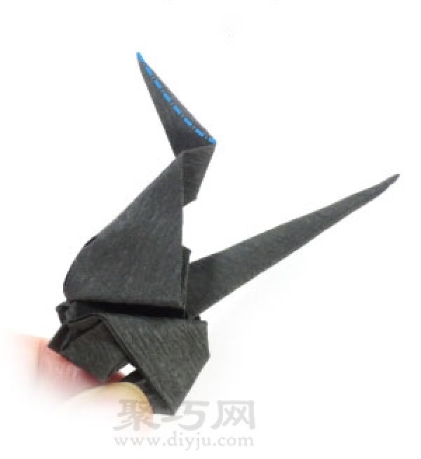 How to make origami Halloween witch