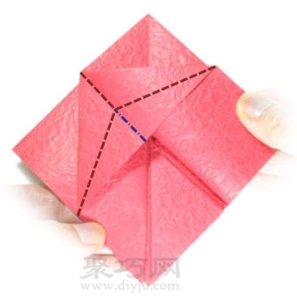 How to fold an origami heart with wings