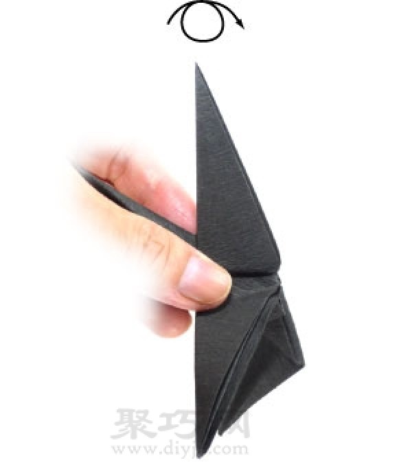 How to make origami Halloween witch