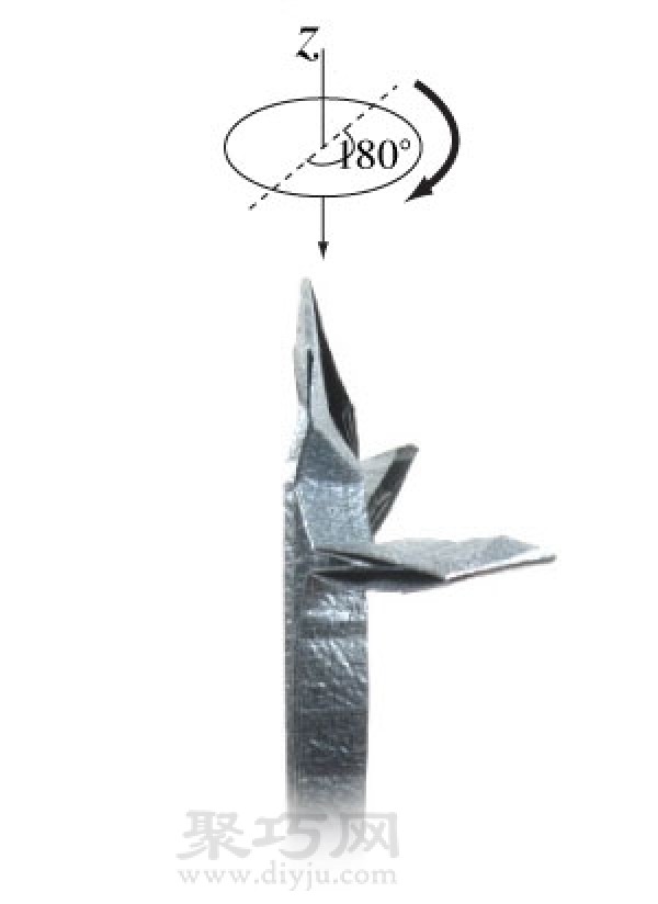 How to fold a three-dimensional origami man