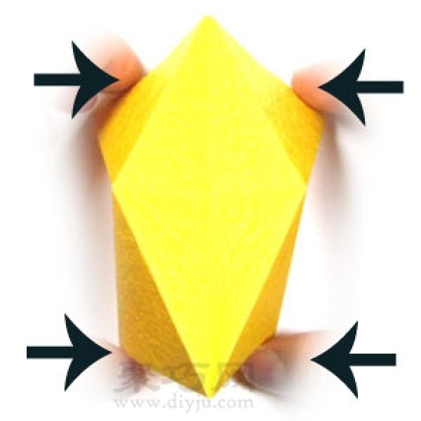 Origami Pac-Man Simple Folding Method