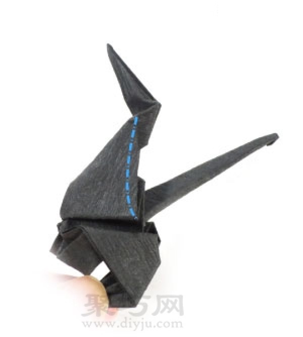 How to make origami Halloween witch