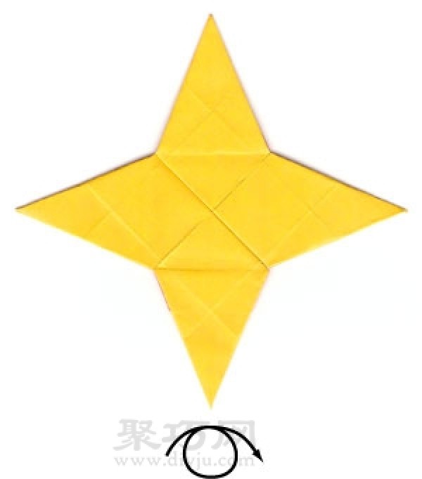 Origami Advanced Ninja Star Tutorial Illustration