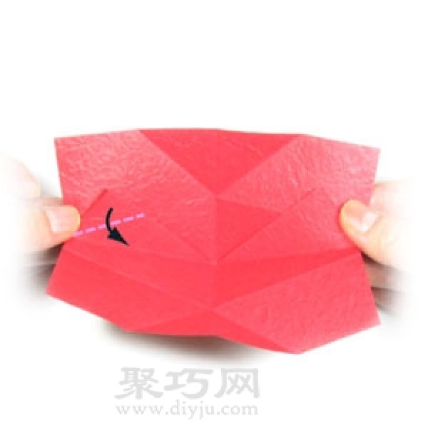 How to fold 3D heart-shaped origami by hand