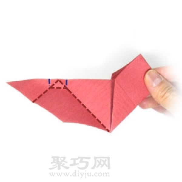 Three-dimensional heart origami tutorial