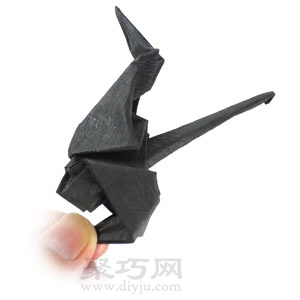 How to make origami Halloween witch