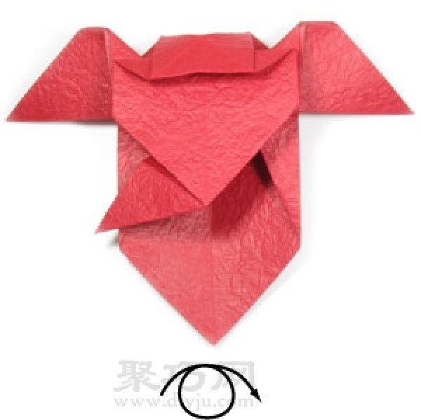 How to fold an origami heart with wings