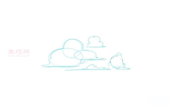 How to draw the sky simple and beautiful