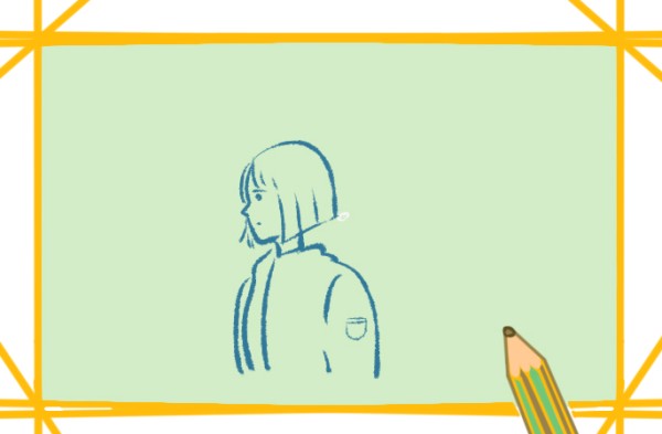 How to draw a girl with short hair