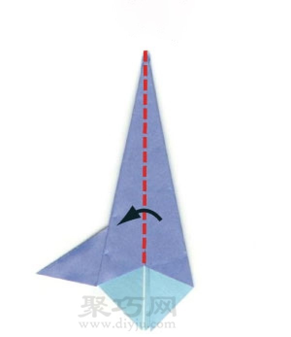 How to fold an origami three-dimensional rocket