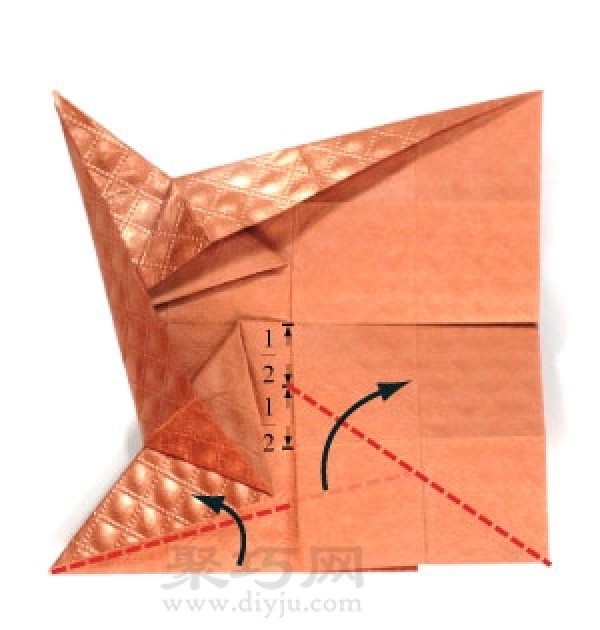 Origami Ninja Star Darts Simple Illustration