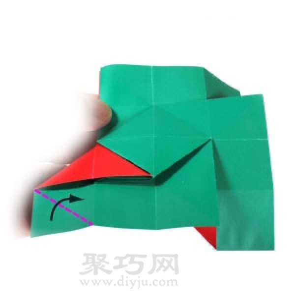 Origami New Ninja Star Folding Illustration