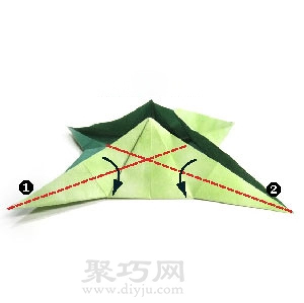 How to fold handsome origami darts? Teach you how to fold super cool four-pointed paper darts