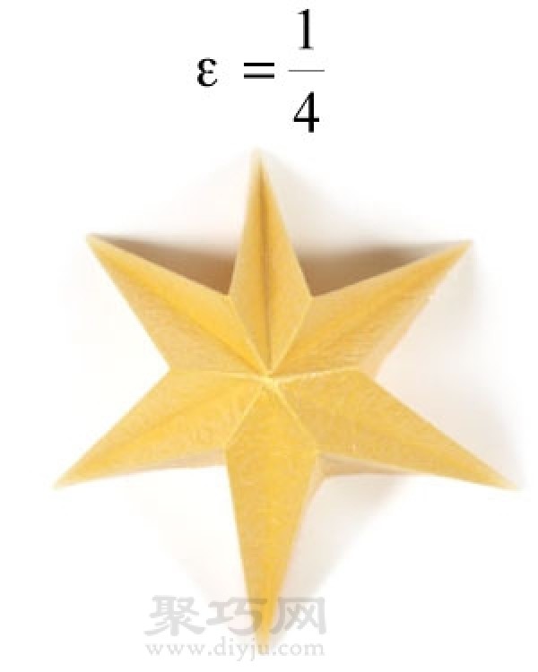 Simple illustration of handmade origami hexagonal three-dimensional stars