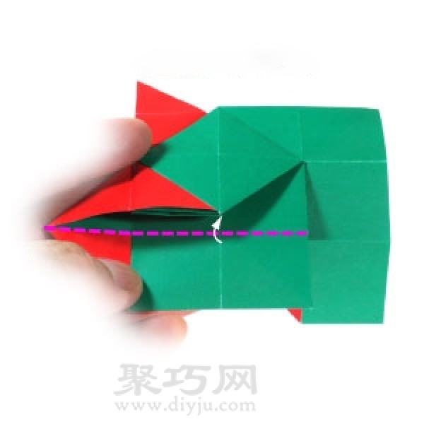 Origami New Ninja Star Folding Illustration