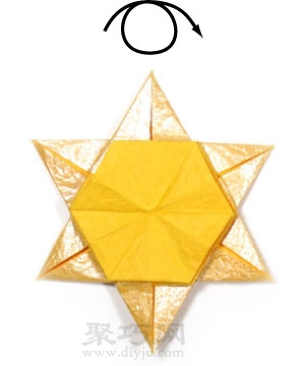 Origami Hexagonal Star Origami Tutorial