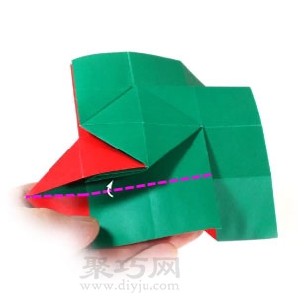 Origami New Ninja Star Folding Illustration