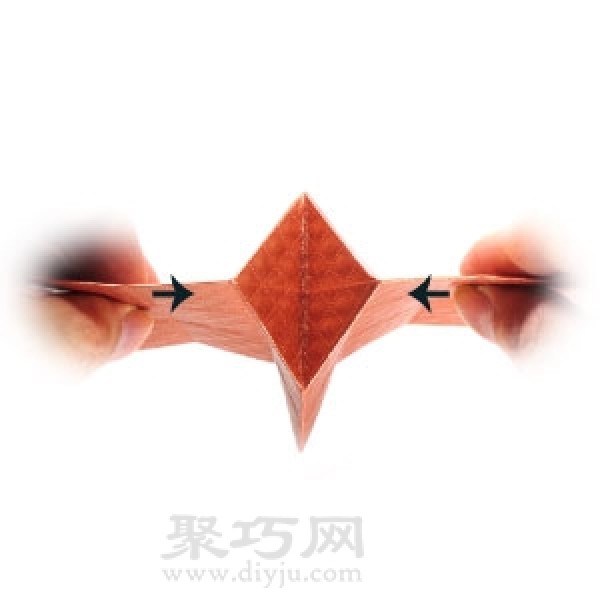 Origami Ninja Star Darts Simple Illustration