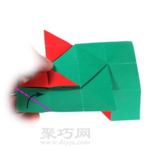 Origami New Ninja Star Folding Illustration