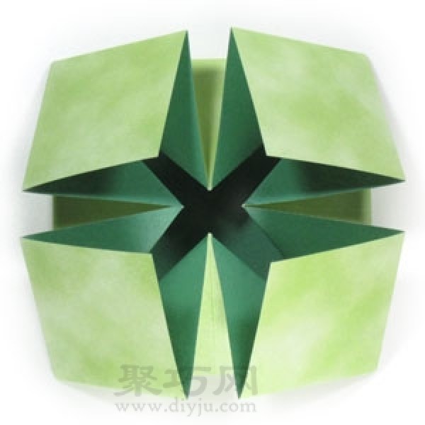 How to fold handsome origami darts? Teach you how to fold super cool four-pointed paper darts