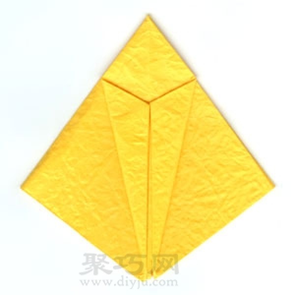 Simple folding method of three-dimensional five-pointed star origami