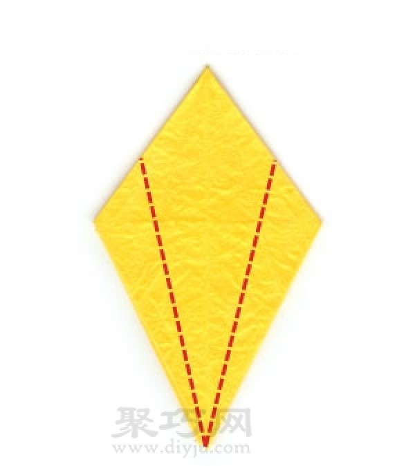 Simple folding method of three-dimensional five-pointed star origami