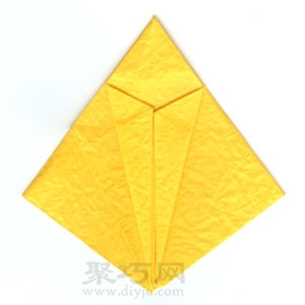 Simple folding method of three-dimensional five-pointed star origami