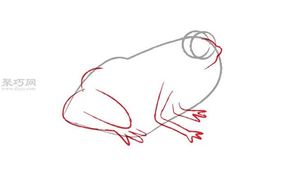 How to draw a frog step by step Teach you how to draw a frog