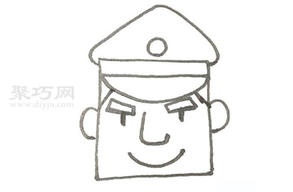 How to draw a policeman to look good. How to draw a policeman in simple strokes.