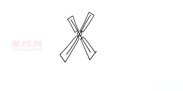 How to draw a big windmill the simplest way to draw a big windmill