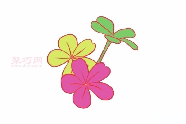 How to draw a tea flower in the simplest way. How to draw a tea flower in simple strokes.