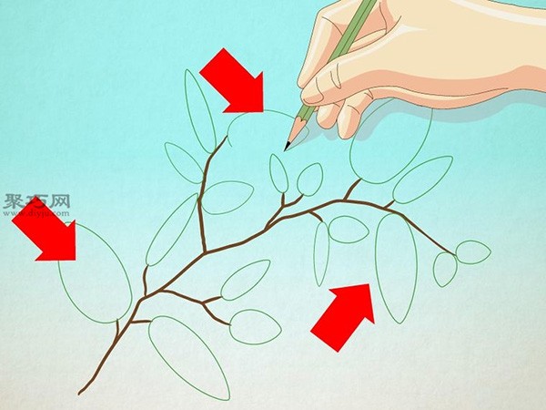 How to draw creative leaves How to draw creative leaves by hand