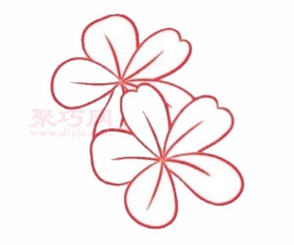 How to draw a tea flower in the simplest way. How to draw a tea flower in simple strokes.