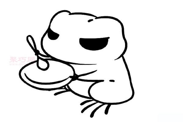 How to draw a traveling frog the easiest way to draw a traveling frog