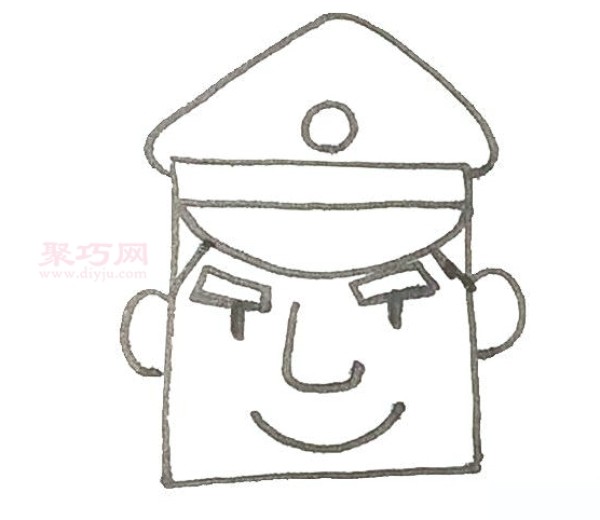 How to draw a policeman to look good. How to draw a policeman in simple strokes.