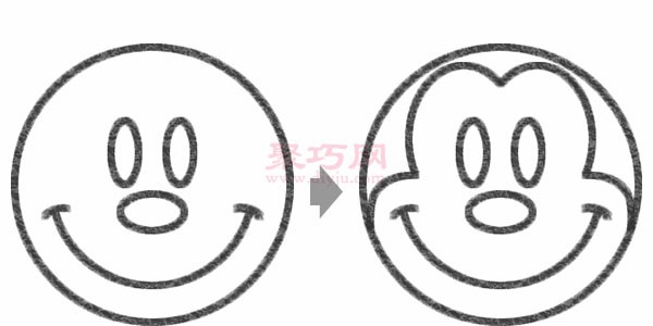 How to draw Mickey Mouse and Minnie. Teach you how to draw Minnie in simple strokes.