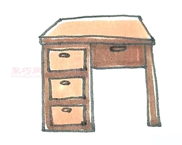 How to draw a desk for young children. Let’s learn how to draw a desk together.