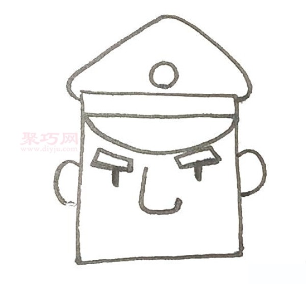 How to draw a policeman to look good. How to draw a policeman in simple strokes.