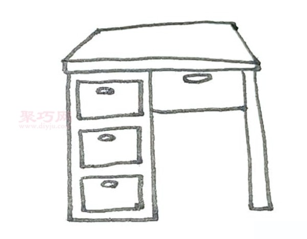 How to draw a desk for young children. Let’s learn how to draw a desk together.