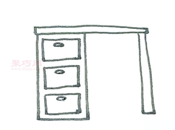 How to draw a desk for young children. Let’s learn how to draw a desk together.