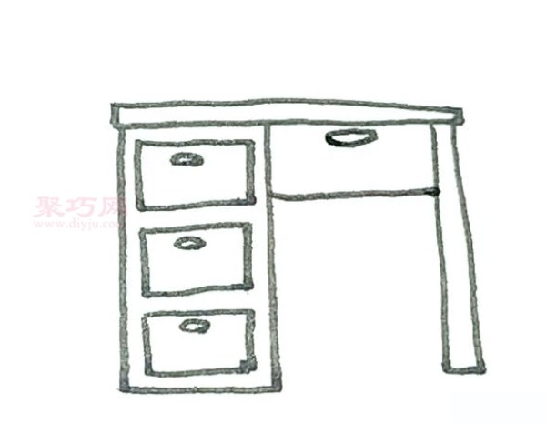 How to draw a desk for young children. Let’s learn how to draw a desk together.