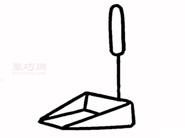 How to draw a broom to look good. Steps to draw a broom in simple strokes.