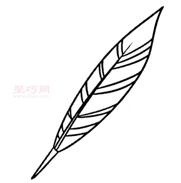 How to draw a feather pen to look good. Let’s take a look at how to draw a feather pen in simple strokes.