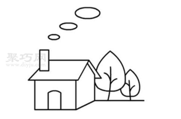 Steps to draw a small house. Let’s learn how to draw a small house in simple strokes.