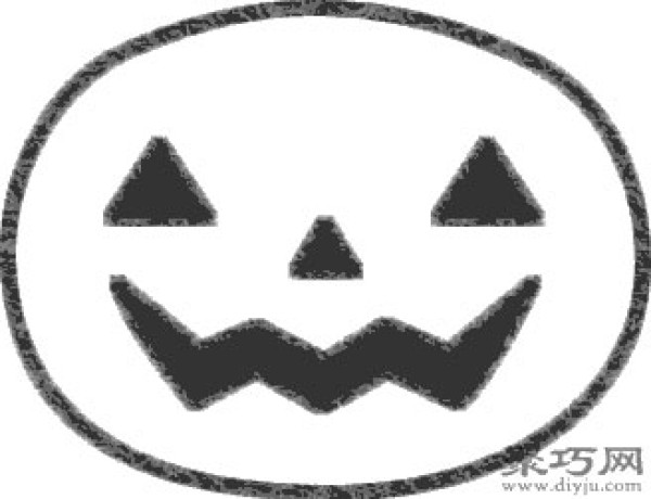 How to draw a Halloween pumpkin step by step. Teach you how to draw a simple Halloween pumpkin.