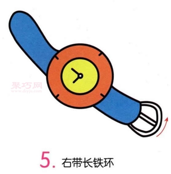 How to draw a watch Simple drawing method of a watch